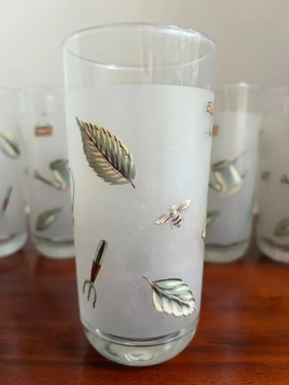 Pfaltzgraff Naturewood Frosted, 16 Ounce Drinking Glasses (Qty. 6)